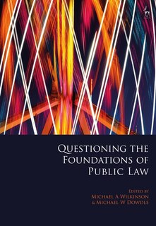 Front cover_Questioning The Foundations Of Public Law