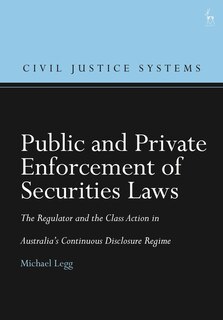 Front cover_Public And Private Enforcement Of Securities Laws