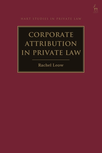 Couverture_Corporate Attribution in Private Law
