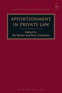 Front cover_Apportionment In Private Law