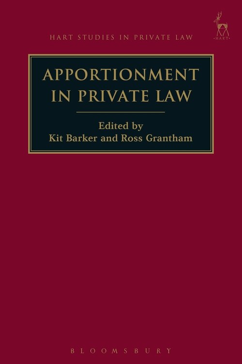 Front cover_Apportionment In Private Law