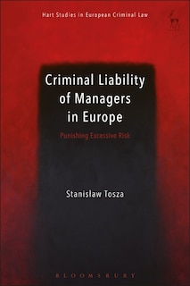 Front cover_Criminal Liability Of Managers In Europe