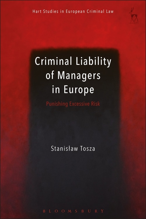Front cover_Criminal Liability Of Managers In Europe