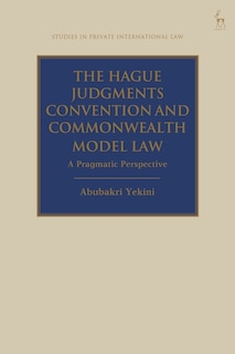 Front cover_The Hague Judgments Convention And Commonwealth Model Law