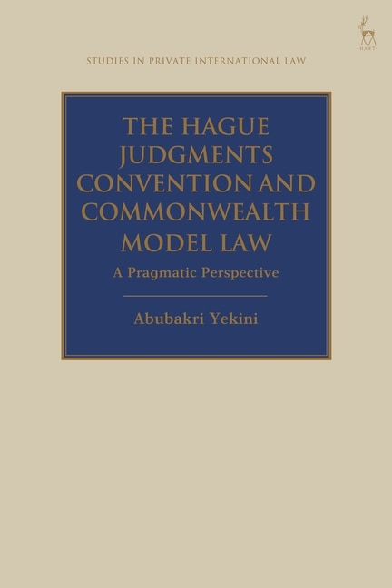 Couverture_The Hague Judgments Convention and Commonwealth Model Law