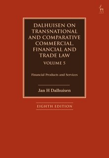 Front cover_Dalhuisen on Transnational and Comparative Commercial, Financial and Trade Law Volume 5