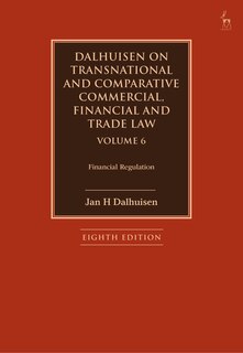 Front cover_Dalhuisen On Transnational And Comparative Commercial, Financial And Trade Law Volume 6