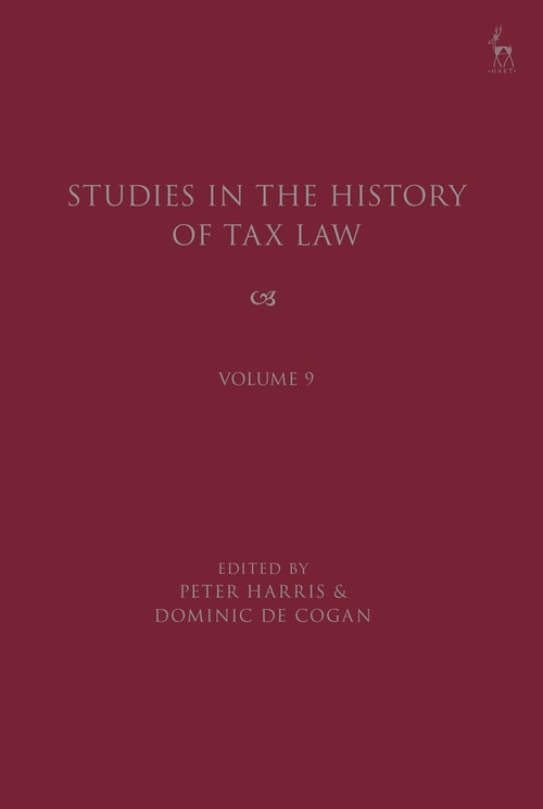 Couverture_Studies In The History Of Tax Law, Volume 9
