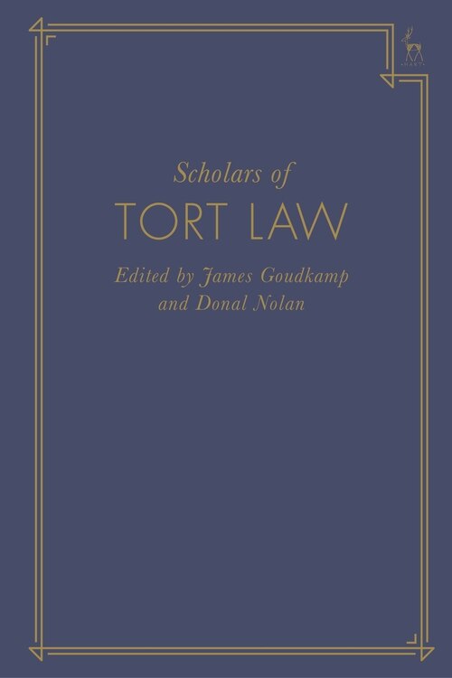 Couverture_Scholars Of Tort Law