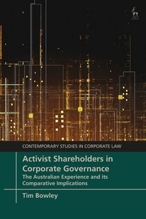Couverture_Activist Shareholders in Corporate Governance