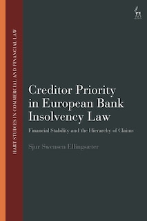 Front cover_Creditor Priority in European Bank Insolvency Law