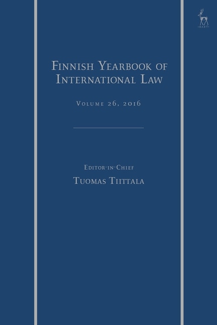 Front cover_The Finnish Yearbook of International Law, Vol 26, 2016