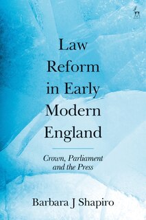 Couverture_Law Reform In Early Modern England