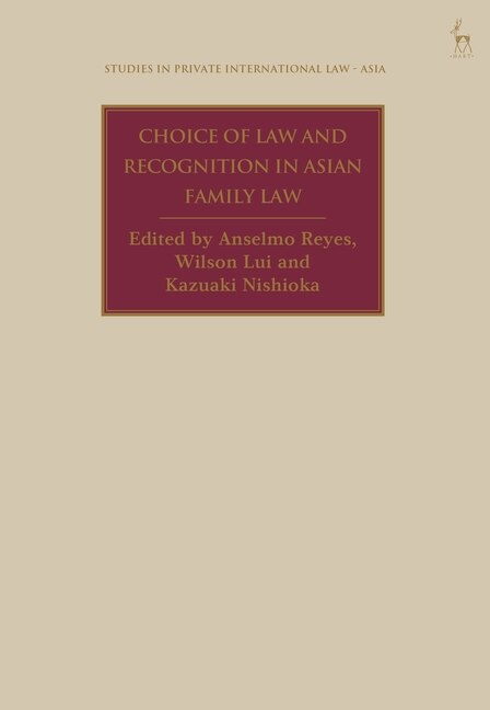 Front cover_Choice of Law and Recognition in Asian Family Law