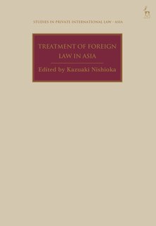 Front cover_Treatment of Foreign Law in Asia
