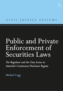 Front cover_Public and Private Enforcement of Securities Laws
