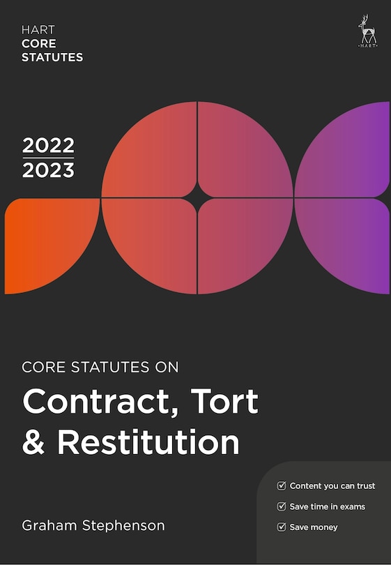 Couverture_Core Statutes on Contract, Tort and Restitution 2022-23