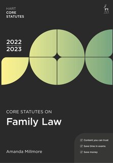Front cover_Core Statutes on Family Law 2022-23