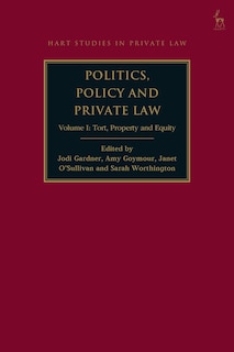 Front cover_Politics, Policy and Private Law