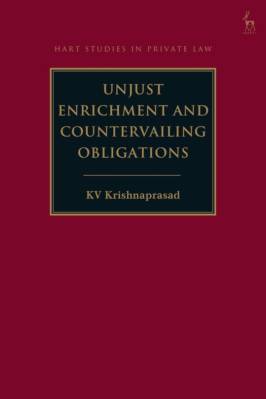 Front cover_Unjust Enrichment and Countervailing Obligations