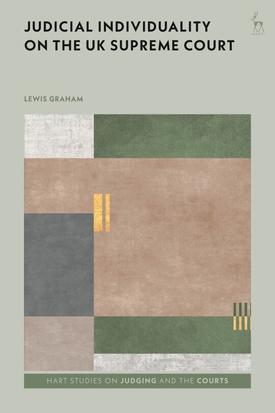 Front cover_Judicial Individuality on the UK Supreme Court