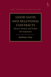 Front cover_Good Faith and Relational Contracts, Volume 1