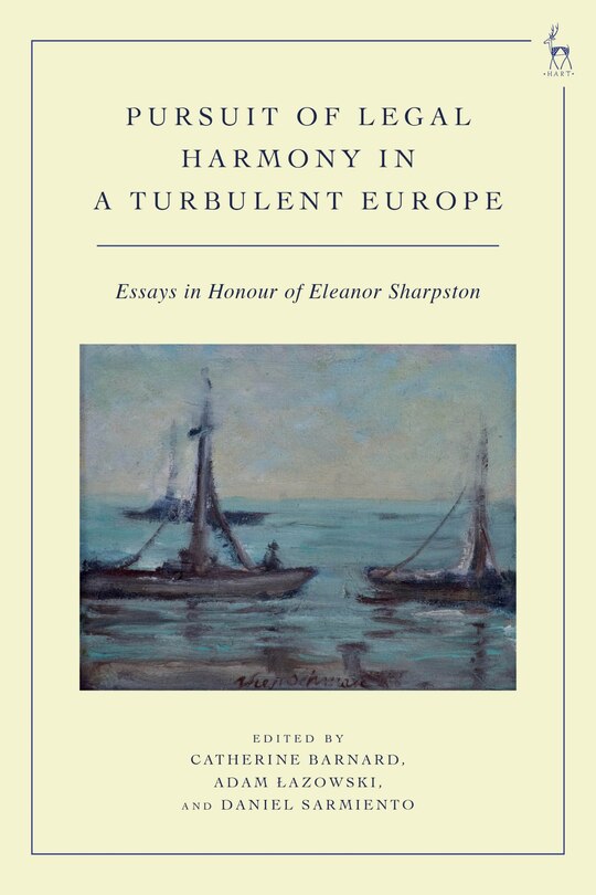 Couverture_Pursuit of Legal Harmony in a Turbulent Europe