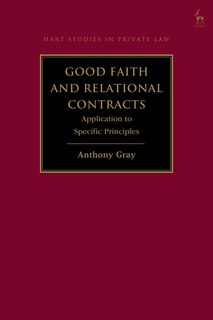 Front cover_Good Faith and Relational Contracts, Volume 2
