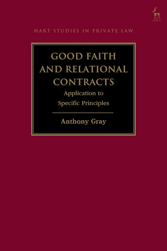 Front cover_Good Faith and Relational Contracts, Volume 2