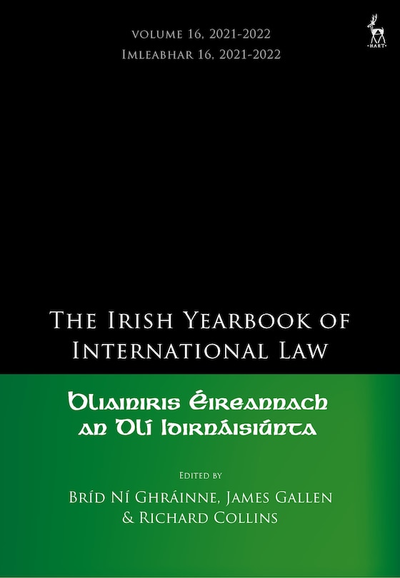 Couverture_The Irish Yearbook of International Law, Volume 16, 2021-2022