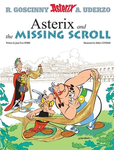 Front cover_Asterix: Asterix And The Missing Scroll (album 36)