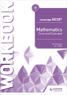 Front cover_Cambridge Igcse Mathematics Core And Extended Workbook