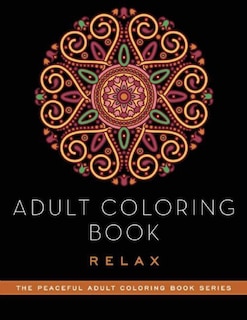 Couverture_Adult Coloring Book: Relax