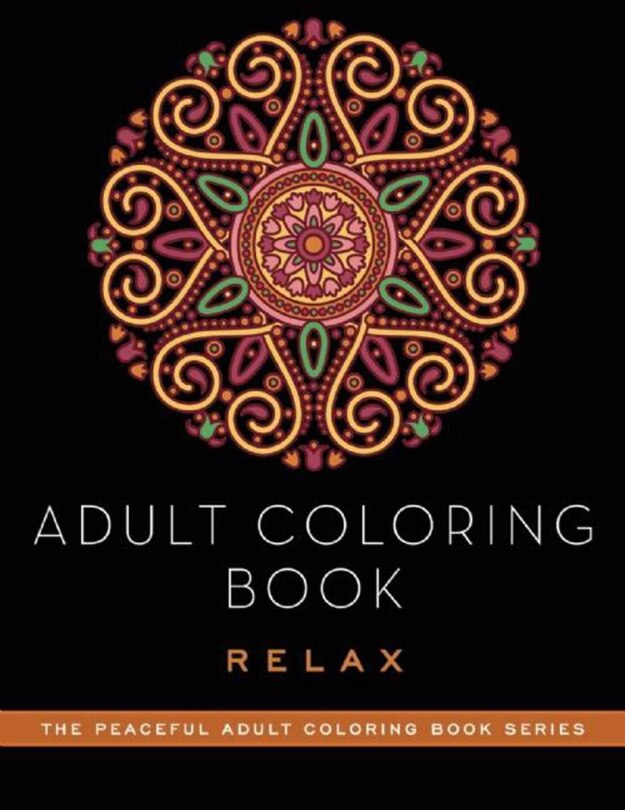 Couverture_Adult Coloring Book: Relax