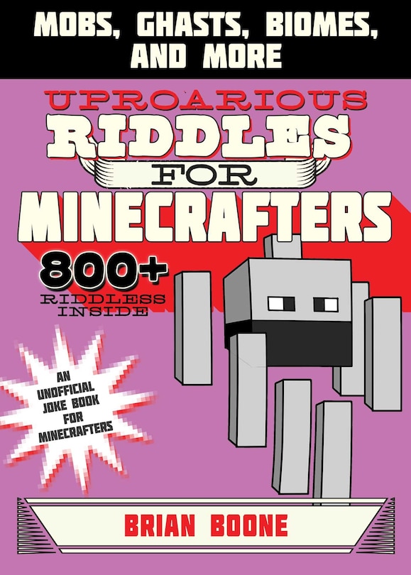 Couverture_Uproarious Riddles For Minecrafters