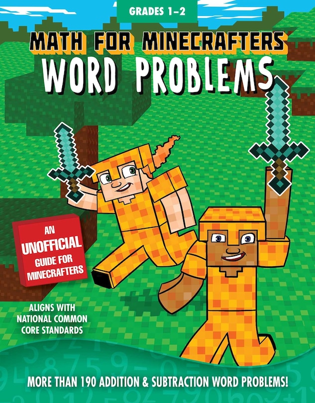 Couverture_Math For Minecrafters Word Problems: Grades 1-2