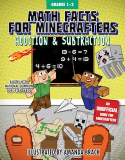 Couverture_Math Facts For Minecrafters: Addition And Subtraction