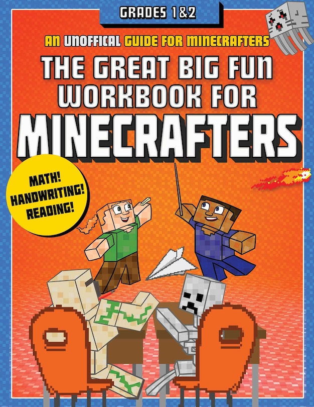 Couverture_The Great Big Fun Workbook for Minecrafters: Grades 1 & 2