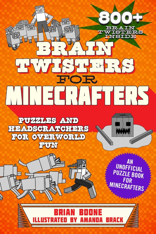Front cover_Brain Twisters For Minecrafters
