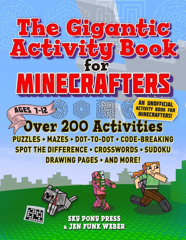 Front cover_The Gigantic Activity Book for Minecrafters