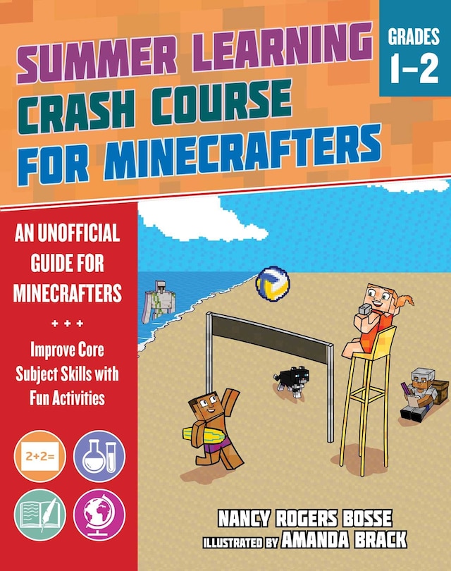 Front cover_Summer Learning Crash Course for Minecrafters: Grades 1–2