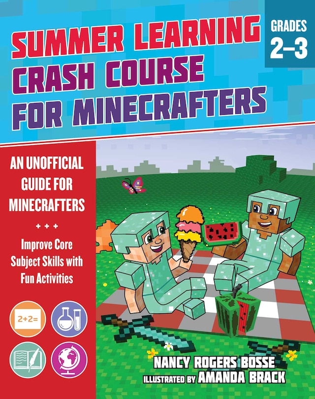 Front cover_Summer Learning Crash Course for Minecrafters: Grades 2–3