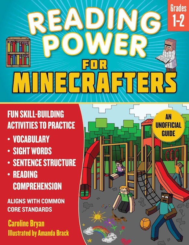 Front cover_Reading Power for Minecrafters: Grades 1–2