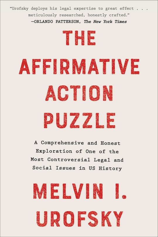 Front cover_The Affirmative Action Puzzle
