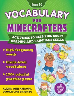 Front cover_Vocabulary for Minecrafters: Grades 1–2