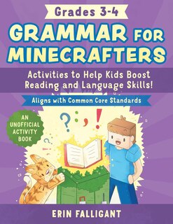 Front cover_Grammar for Minecrafters: Grades 3–4