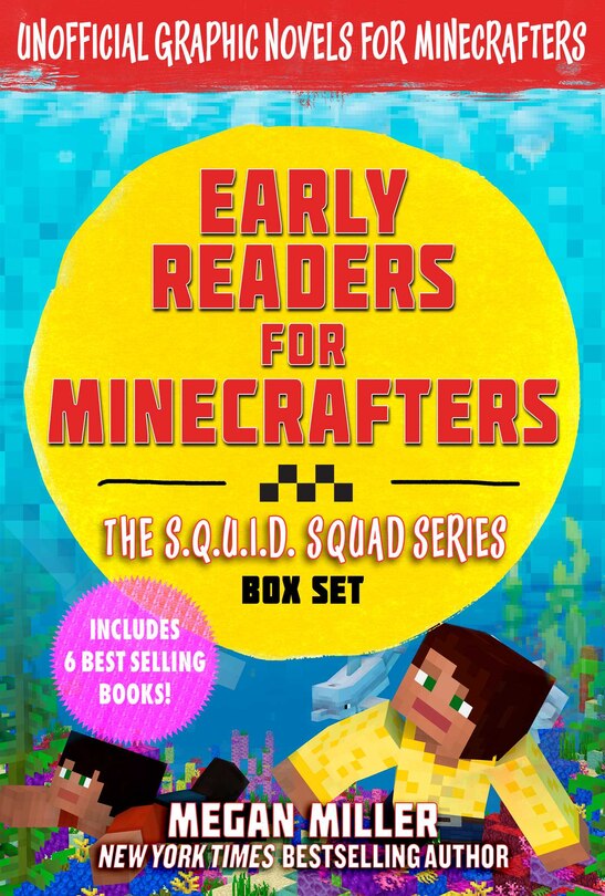 Couverture_Early Readers for Minecrafters—The S.Q.U.I.D. Squad Box Set