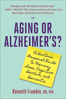 Front cover_Aging or Alzheimer's?