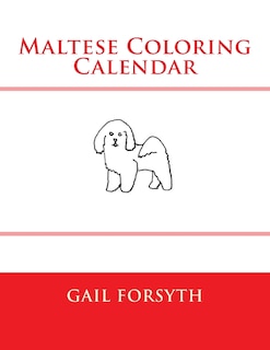 Front cover_Maltese Coloring Calendar