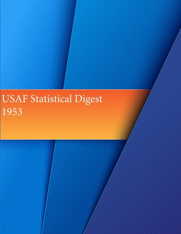 Front cover_USAF Statistical Digest, 1953